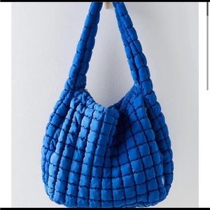 NWT FP Movement Quilted Carryall in Lapis Blue